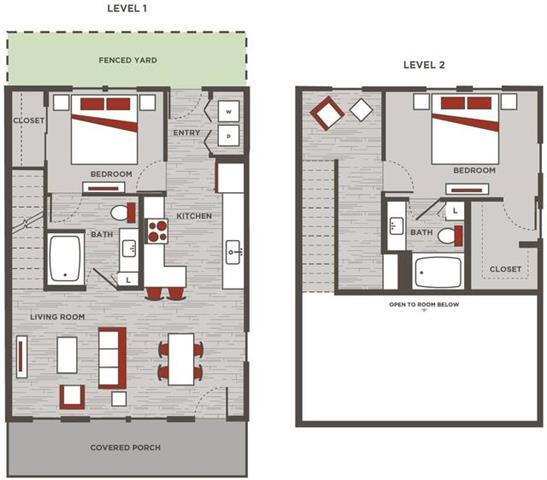 Townhome 1 3834 floor plan